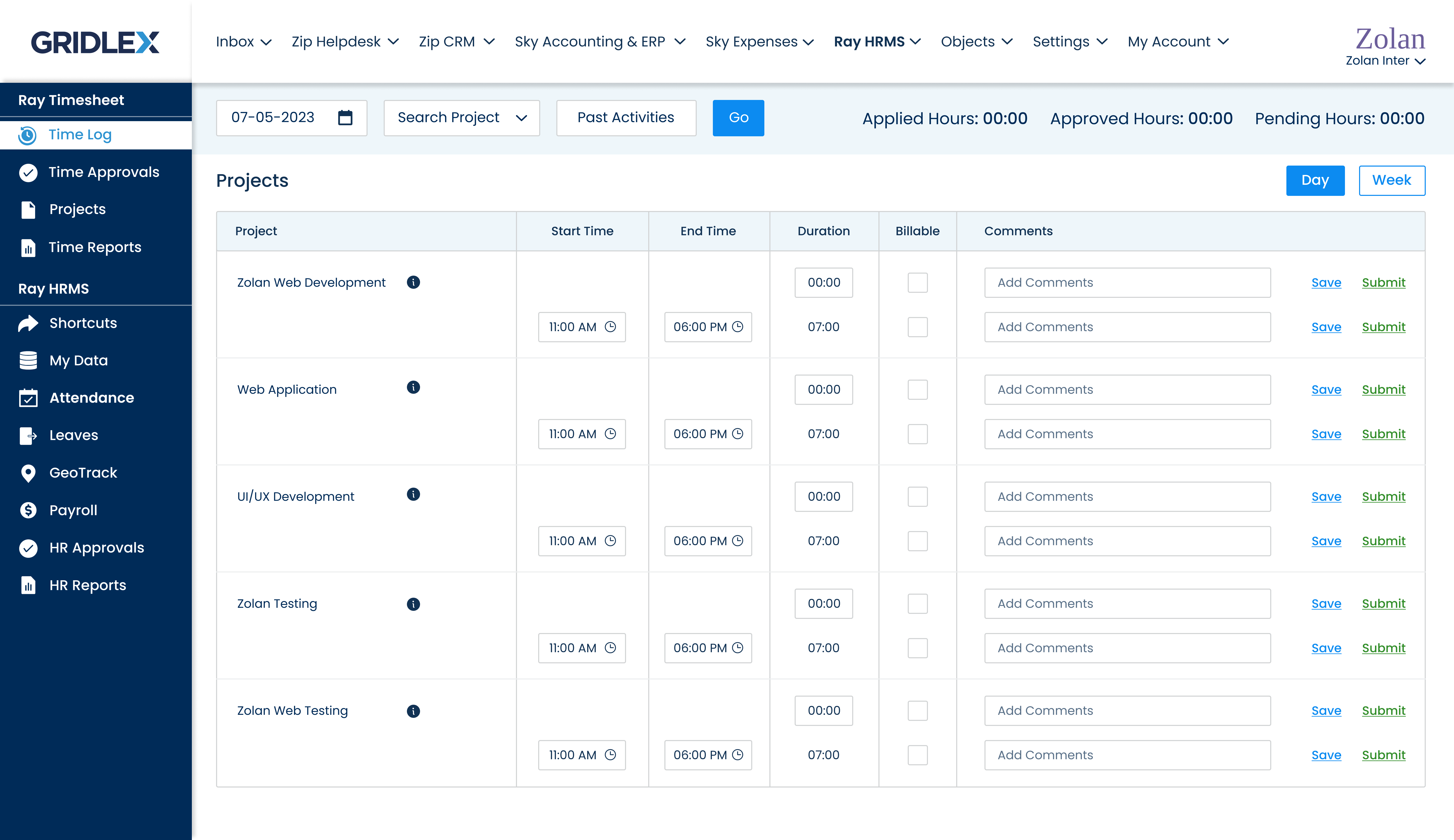 Timesheet